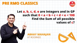 Pre RMO Classics  PRMO Question 5 Solving  PRMO 2021  PRMO Exam Preparation  Abhay Mahajan  VOS [upl. by Anuaek479]