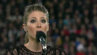 Lizzie Marvelly  New Zealand National Anthem  NZ v Wales  18616 [upl. by Eilis]