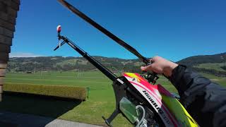 Nimbus Nitro 🚁💨 nimbusnitro xlpower nitronation rcheli nitroheli [upl. by Ninel171]