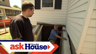 How to Replace Basement Bulkhead Doors  Ask This Old House [upl. by Neoma]