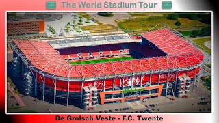 De Grolsch Veste Arke Stadion  FC Twente  The World Stadium Tour [upl. by Aratehs]