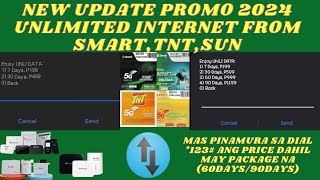 NEW UPDATE PROMO 2024 UNLIMITED INTERNET SMARTTNTSUN MAY PACKAGE NA UNLIMITED INTERNET MASPINAMURA [upl. by Robin]