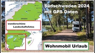 Wohnmobil Urlaub Südschweden GPS DatenStellplatz schweden wohnmobilurlaub wohnmobilstellplatz [upl. by Ursula]