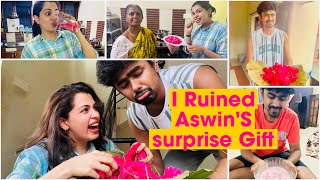 I Ruined Aswin’s Surprise Gift  Diya Krishna  Ozy Talkies [upl. by Aisital]