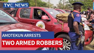 Amotekun Arrests Two Armed Robbers Nicknamed Oyenusi And Anini [upl. by Naerda]