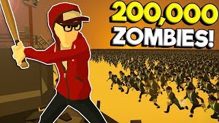 200000 Zombies Swarm Military Base  SwarmZ Zombie Survival Game [upl. by Damon]