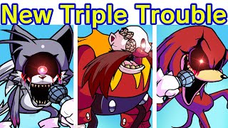 Friday Night Funkin New Triple Trouble Reanimated amp Remixed FNF Mod SonicEXE 20 Reanimated [upl. by Lhamaj]