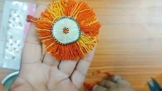 Ghar Me Rakhe Saman Se Banaye Rakhi rakhimolirakhi chawalrakhihandmaderakhi trending youtube [upl. by Fatsug]