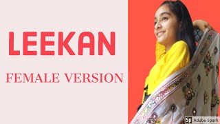 Leekan Song  Ashke  Amrinder Gill  Female Version  Cover by Richa Sharma [upl. by Yahsram]