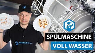 Wasser steht in der Spülmaschine  Ablauf Sieb und Pumpenrad kontrollieren  MeinMacher [upl. by Grand564]