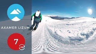 Axamer Lizum  Innsbruck Austria  Red 7  360 VR  Piste View [upl. by Wilbur]