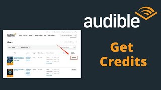 How to Get Credits on Audible Account  Audible Credits [upl. by Civ]