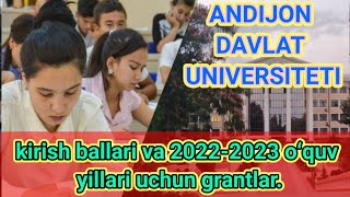 Abituriyentlar korishi shart  ADU kirish ballari va 202220223 grantlardtmyangiliklaronlayn [upl. by Mayram]