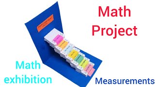 Measurements of units model I Math project I Math exhibition I best video [upl. by Ailene315]