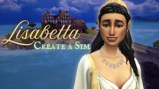 The Sims 4 Create a Sim  Lisabetta  CC List [upl. by Sanborn]