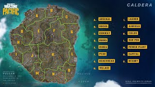 Warzone Map Size which is actually bigger Verdansk vs Caldera [upl. by Larianna89]