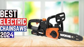 Top 5 Best Electric Chainsaws in 2024 Benefit Buying Guide [upl. by Leandre]