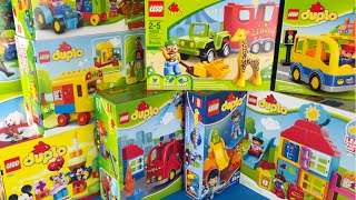 Lot of Lego Playsets  Lego Duplo Collection My First Cars and Trucks  School bus [upl. by Townie]