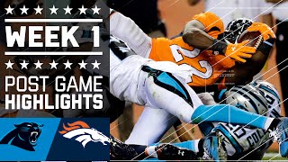 Panthers vs Broncos  NFL Week 1 Game Highlights [upl. by Lanevuj895]