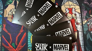 Marvel Secret Lair Foil Opening DAMAGED CARDS [upl. by Laing]