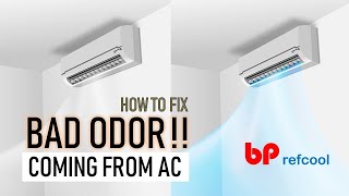 Bad Smell coming from AC now solve with B P Refcool products [upl. by Kcirdot761]