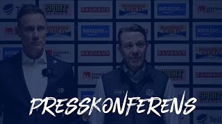 Presskonferens Leksands IF  Frölunda HC [upl. by Nilrah]