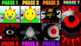 New Phase 1 VS Phase 2 VS Phase 3 VS Phase 4 VS Phase 5 VS Phase 6 VS Phase 7 in Incredibox Sprunki [upl. by Eelyak]