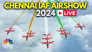 Chennai Airshow LIVE Massive IAF Air Show Dazzles Chennais Marina Beach  Tambaram Air Force N18L [upl. by Penn]