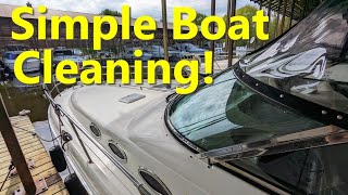 Simple Product I Use To Clean The Boat [upl. by Derinna517]