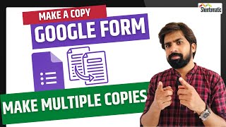 Google Form make a copy  Duplicate Form  How to become owner of Google form  Beginners Hindi [upl. by Cirnek]