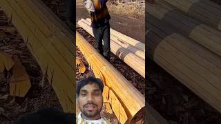 Lakadi faadne ka process wood oxtools woodworking toolsmachine work shorts funny trending [upl. by Bernadine]