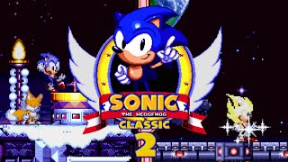 This Sonic Fan Game is Amazing  Sonic Classic 2 ✪ 100 Full Game Playthrough 1080p60fps [upl. by Light887]