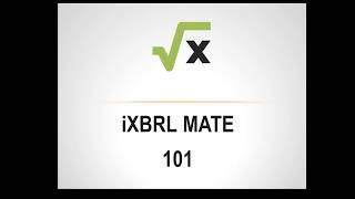 iXBRL Mate Training 101 [upl. by Aisined]