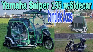 Yamaha Sniper 135 wComplete Acces Orly Sidecar [upl. by Kcirddes584]