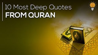 10 Most Deep Quotes from Quran  Bright Quotes [upl. by Yetnom]