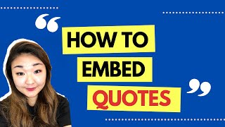 How to embed quotes effectively in an essay  Lady Macbeth  Shakespeare [upl. by Etnoid501]