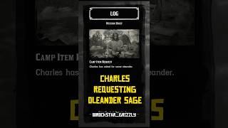 RDR 2  Charles Requesting Oleander Sage location rdr2 reddeadredemption gameplay [upl. by Ali628]