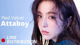 Red Velvet 레드벨벳  Attaboy Line Distribution [upl. by Ratep]