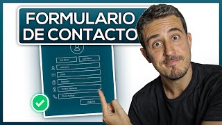 Cómo Crear un FORMULARIO de CONTACTO en Wordpress 🌐 [upl. by Durward]