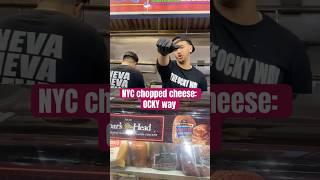 BEST NYC EATS  OCKY WAY chopped cheese ￼newyork foodie ockyway [upl. by Anerom]