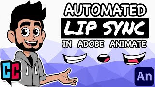 Automated Lip Sync in Adobe Animate  Tutorial [upl. by Nagrom]