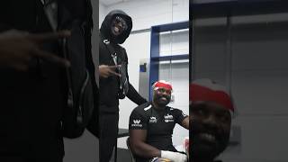 “TWO DONKEYS” Dillian Whyte surprises Derek Chisora moments before Joe Joyce [upl. by Aradnahc]