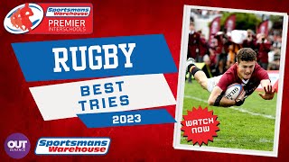 RUGBY  BEST TRIES  2023 [upl. by Ecinuahs]