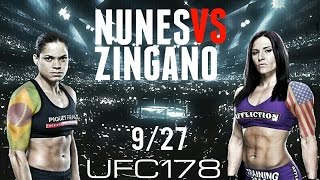 UFC 178 Amanda Nunes vs Cat Zingano [upl. by Matti319]