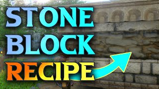 SECRET Enshrouded Stone Blocks Recipe Location [upl. by Llenahs]