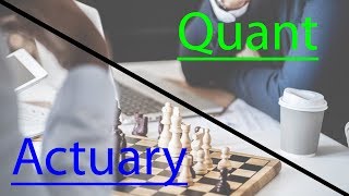 Quant vs Actuary [upl. by Yarazed]