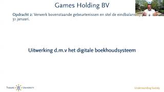 Games Holding balans grootboekrekeningen en kolommenbalans Werkcollege 1 FIAC [upl. by Hedaza]