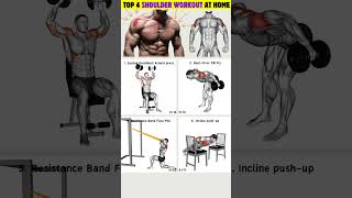 Top 4 Shoulder Workout At Home workout shoulderworkout [upl. by Anek]