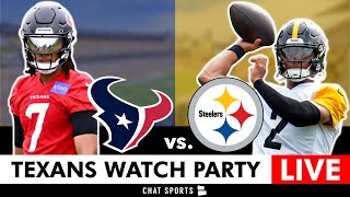 Texans vs Steelers Live Streaming Scoreboard Free PlayByPlay Highlights NFL Hall Of Fame Game [upl. by Garald]