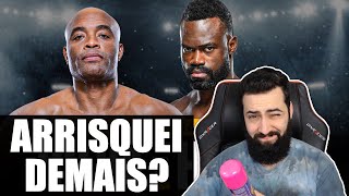 APOSTEI NO ANDERSON SILVA CONTRA O URIAH HALL [upl. by Enohpets]